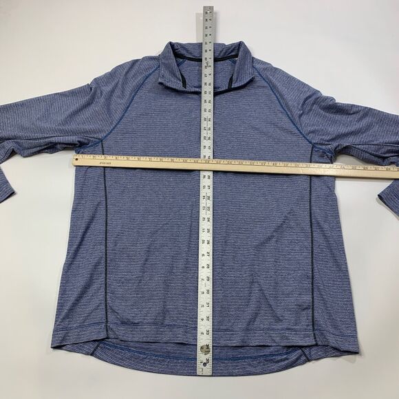 Tommy Bahama Sweatshirt Mens L Large Harbor Blue White Tidal Tech IslandZone - Picture 4 of 10